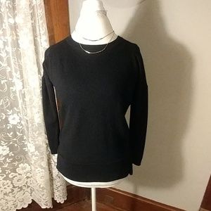CYNTHIA Rowley black sweater